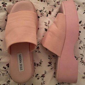 Steve Madden Slinky Slide Platform Sandals